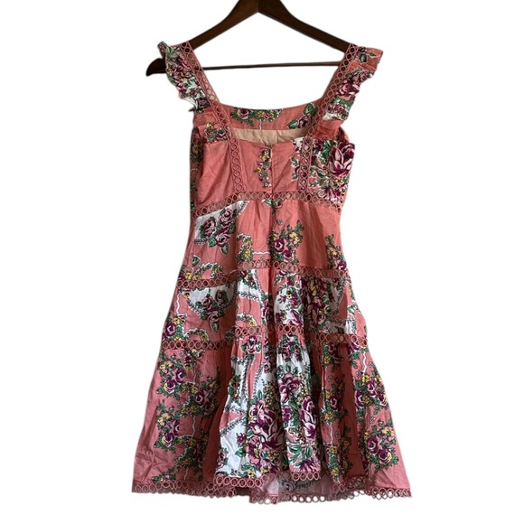 Aijek x Revolve Naomi Flutter Sleeve Dress Sz 1 - Picture 5 of 5